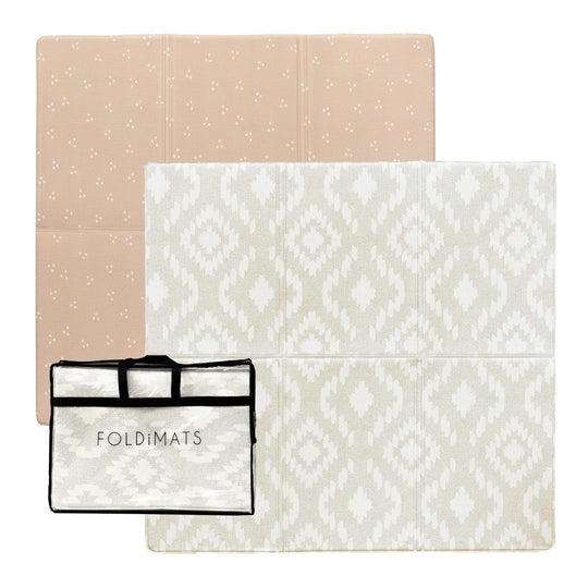 FOLDiMATS Playmat 130x130cm - Bali Nusa-Play Mats-Bali Nusa-130x130cm | Natural Baby Shower
