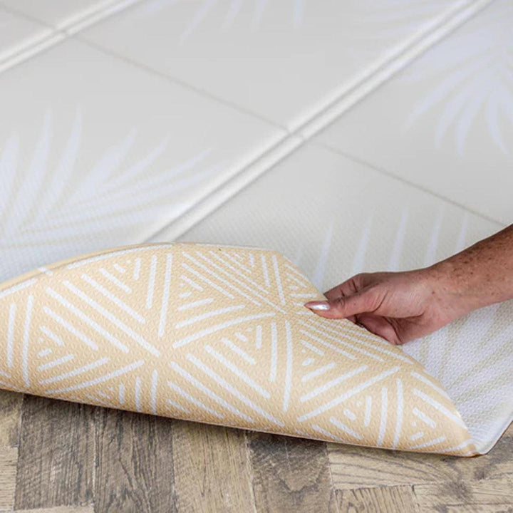 FOLDiMATS Playmat 130x130cm - Palm Scandi-Play Mats-Palm Scandi-130x130cm | Natural Baby Shower