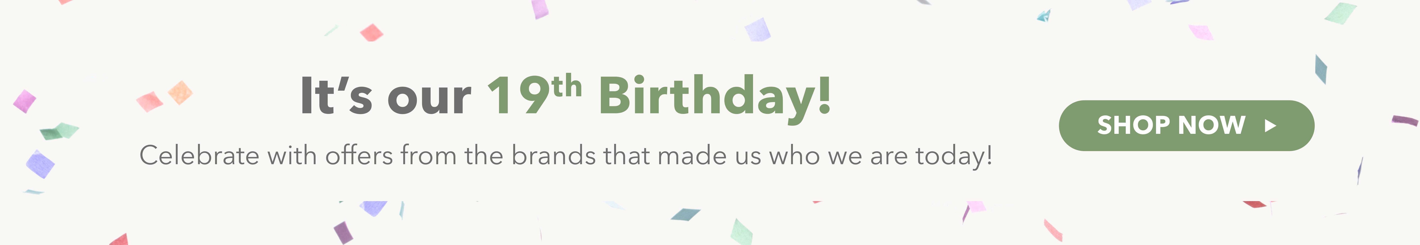 19th Birthday for Natural baby Shower