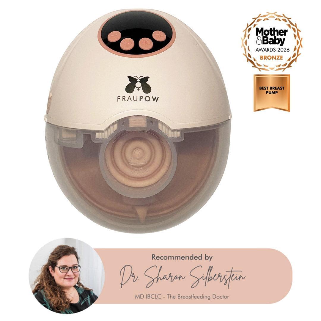 Fraupow Viva Pro Wearable Hands-Free Breast Pump - Pink-Breast Pumps-Pink- | Natural Baby Shower