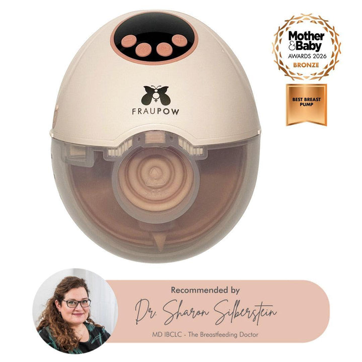 Fraupow Viva Pro Wearable Hands-Free Breast Pump - Pink-Breast Pumps-Pink- | Natural Baby Shower