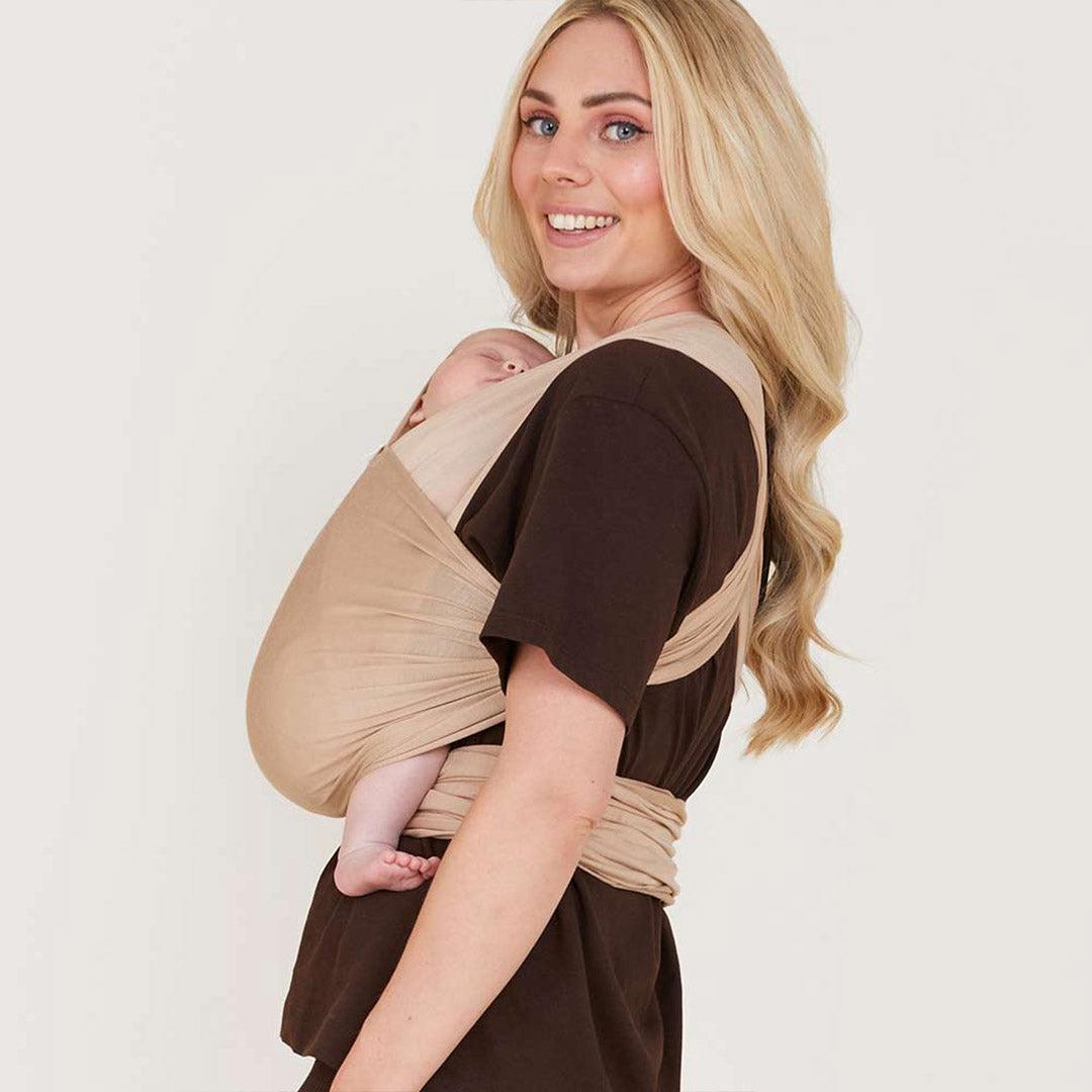 Freerider Co. Baby Wrap Carrier - Almond-Baby Carriers- | Natural Baby Shower