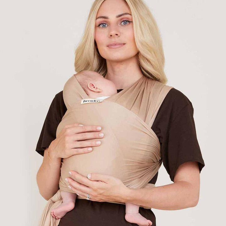 Freerider Co. Baby Wrap Carrier - Almond-Baby Carriers- | Natural Baby Shower