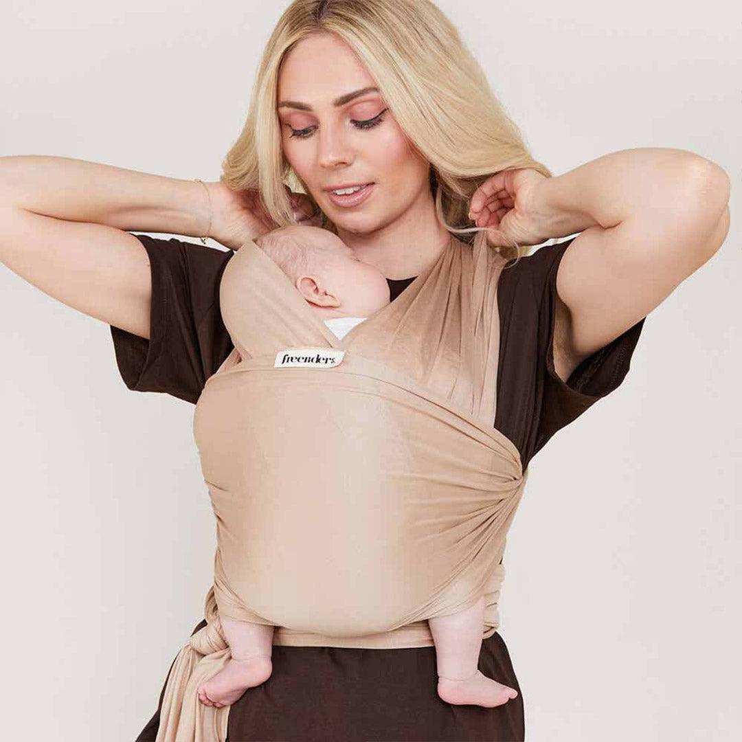 Freerider Co. Baby Wrap Carrier - Almond-Baby Carriers- | Natural Baby Shower