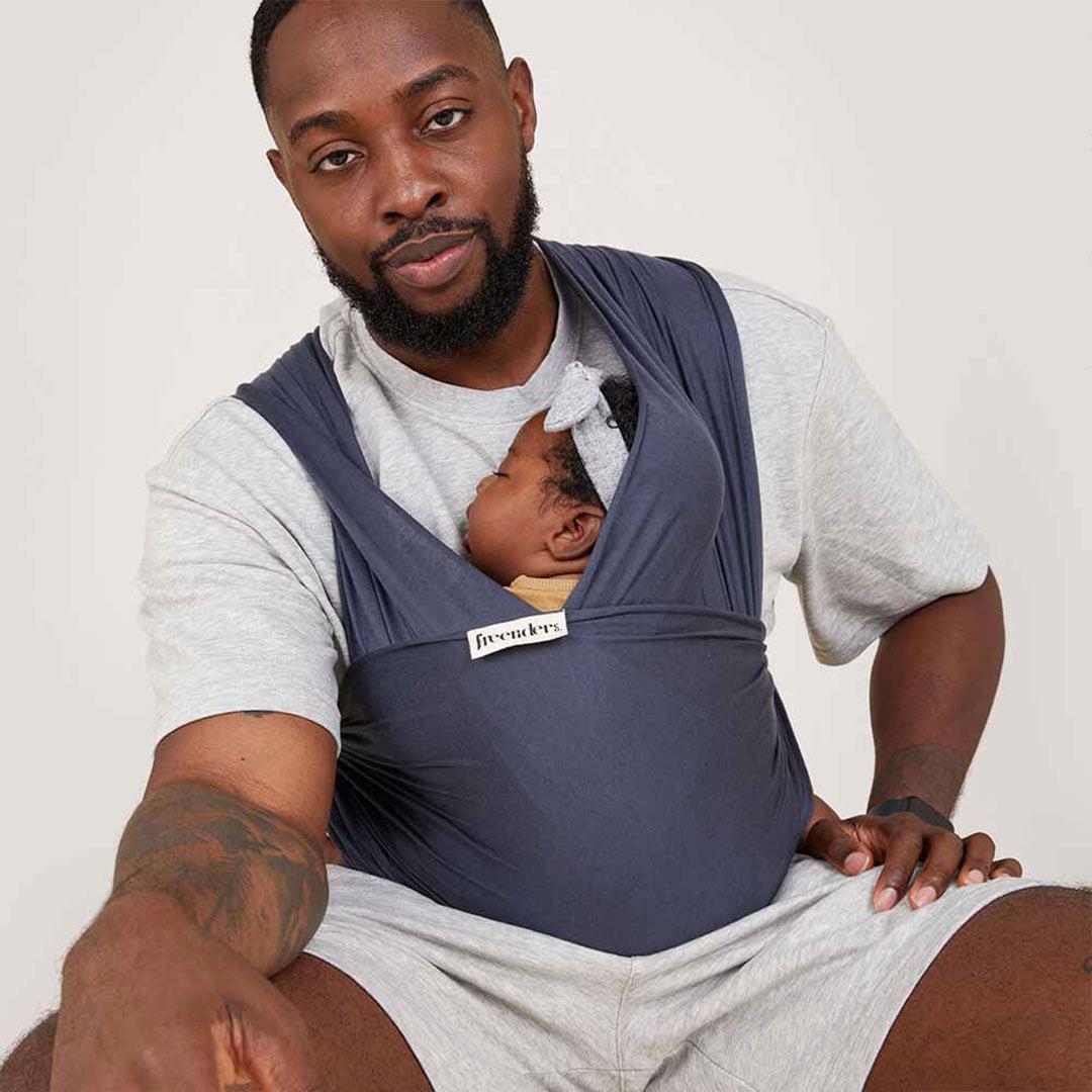 Freerider Co. Baby Wrap Carrier - Charcoal-Baby Carriers- | Natural Baby Shower