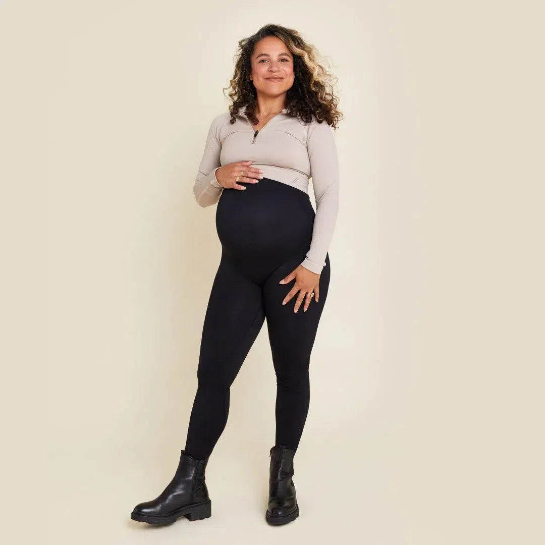 freerider-co-maternity-bump-support-leggings-black | Natural Baby Shower