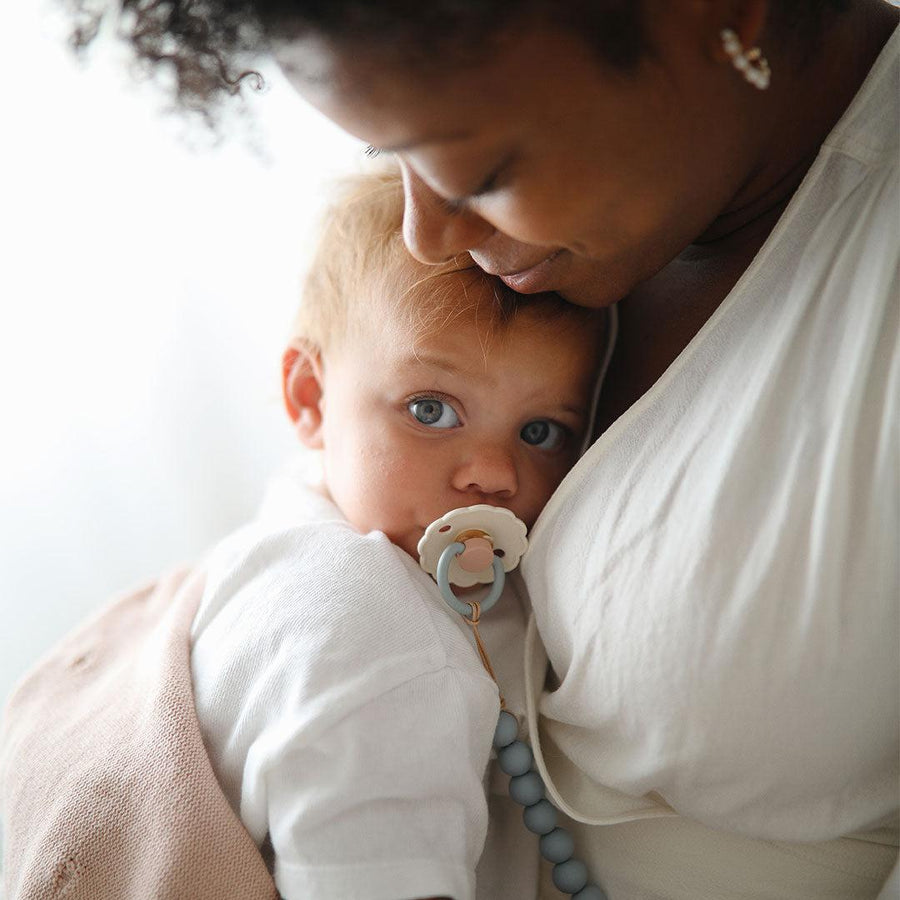 FRIGG Moon Phase Latex Pacifier - 2 Pack - Cream - Sage | Natural Baby ...