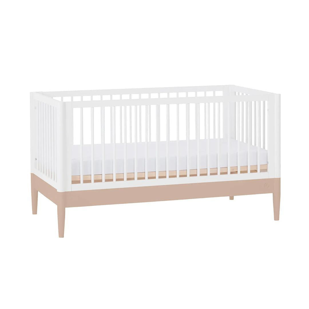 Gaia Baby Eos Cot Bed-Cot Beds-Powder Blush/White- | Natural Baby Shower