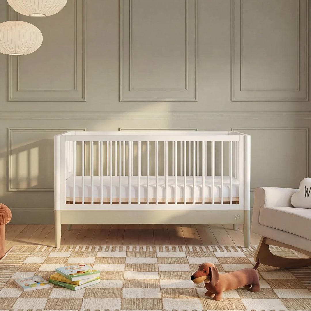 Gaia Baby Eos Cot Bed-Cot Beds-Desert Sage/Natural Ash- | Natural Baby Shower