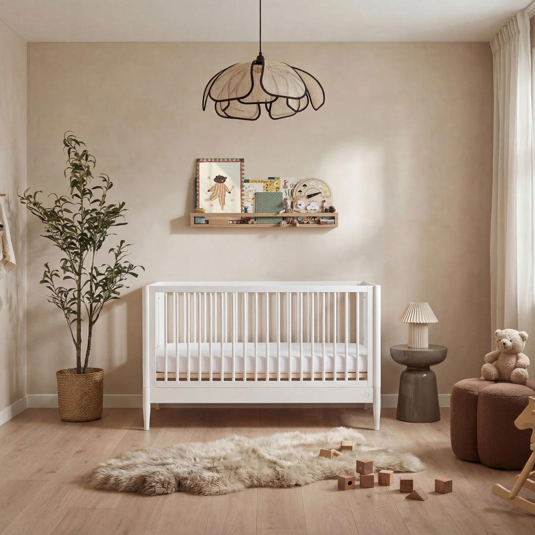 Gaia Baby Eos Cot Bed-Cot Beds-Desert Sage/Natural Ash- | Natural Baby Shower