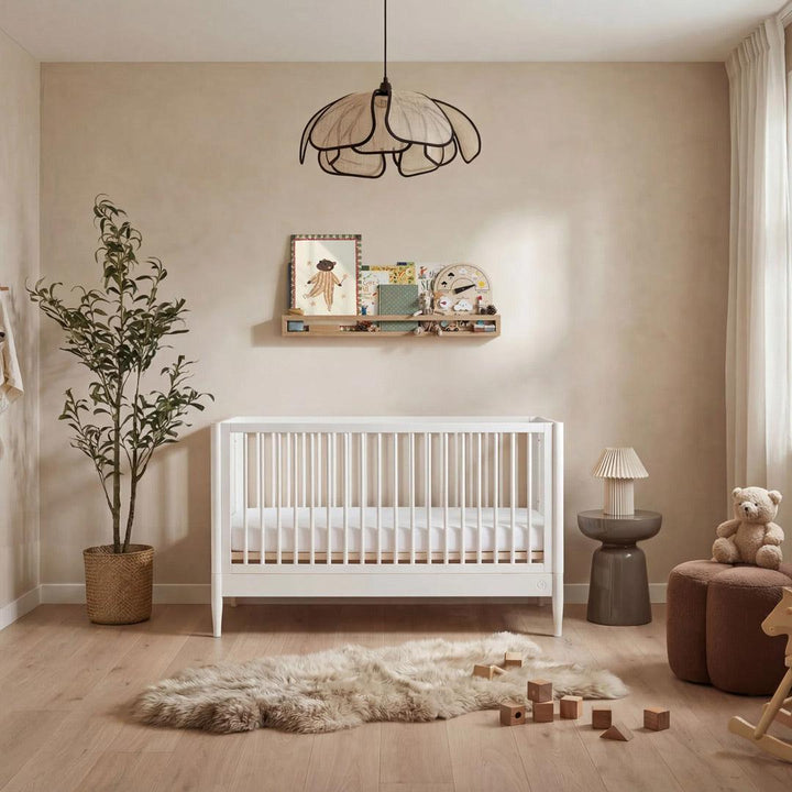 Gaia Baby Eos Cot Bed-Cot Beds-Desert Sage/Natural Ash- | Natural Baby Shower