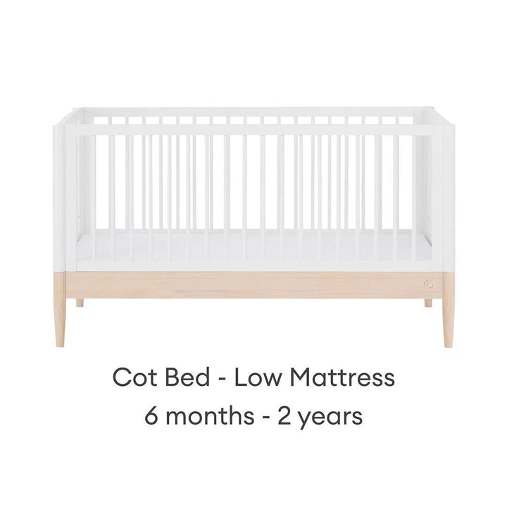 Gaia Baby Eos Cot Bed-Cot Beds-Desert Sage/Natural Ash- | Natural Baby Shower