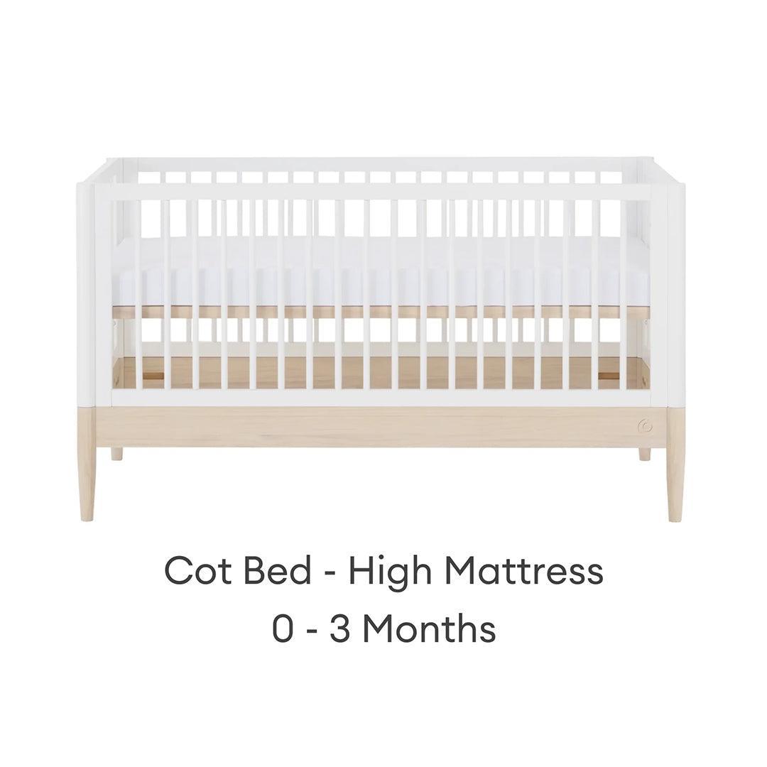 Gaia Baby Eos Cot Bed-Cot Beds-Desert Sage/Natural Ash- | Natural Baby Shower
