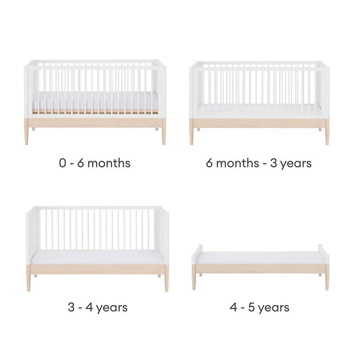 Gaia Baby Eos Cot Bed-Cot Beds-Desert Sage/Natural Ash- | Natural Baby Shower