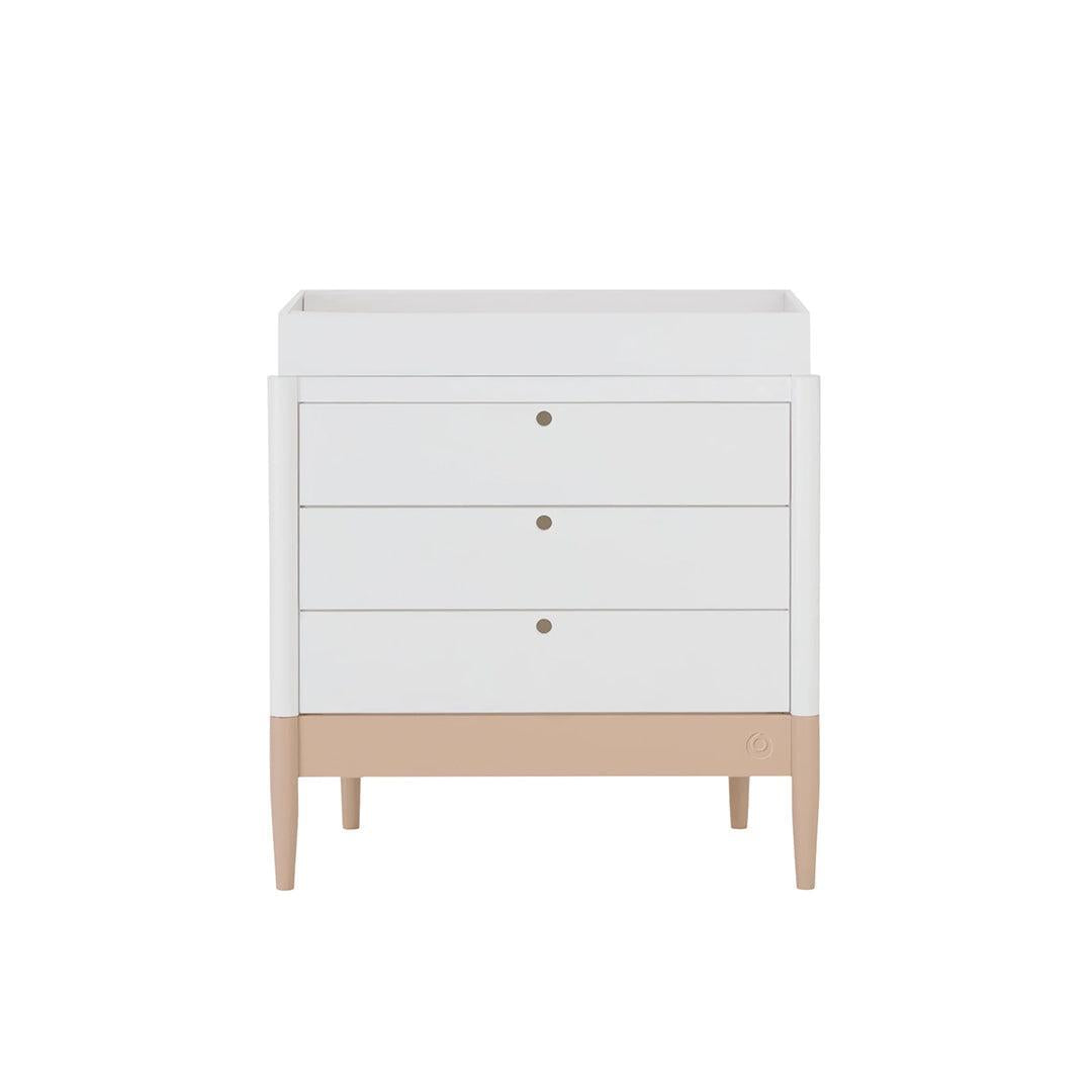 Gaia Baby Eos Dresser-Changing Units-Powder Blush/White- | Natural Baby Shower