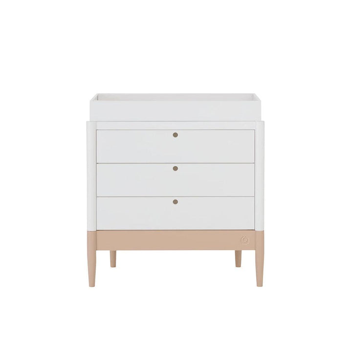 Gaia Baby Eos Dresser-Changing Units-Powder Blush/White- | Natural Baby Shower