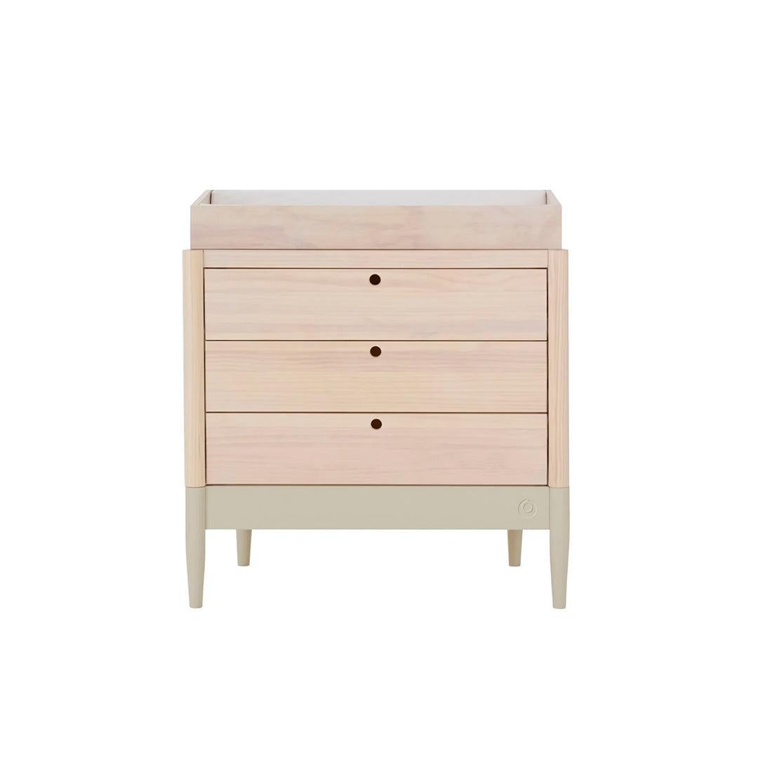 Gaia Baby Eos Dresser-Changing Units-Desert Sage/Natural Ash- | Natural Baby Shower