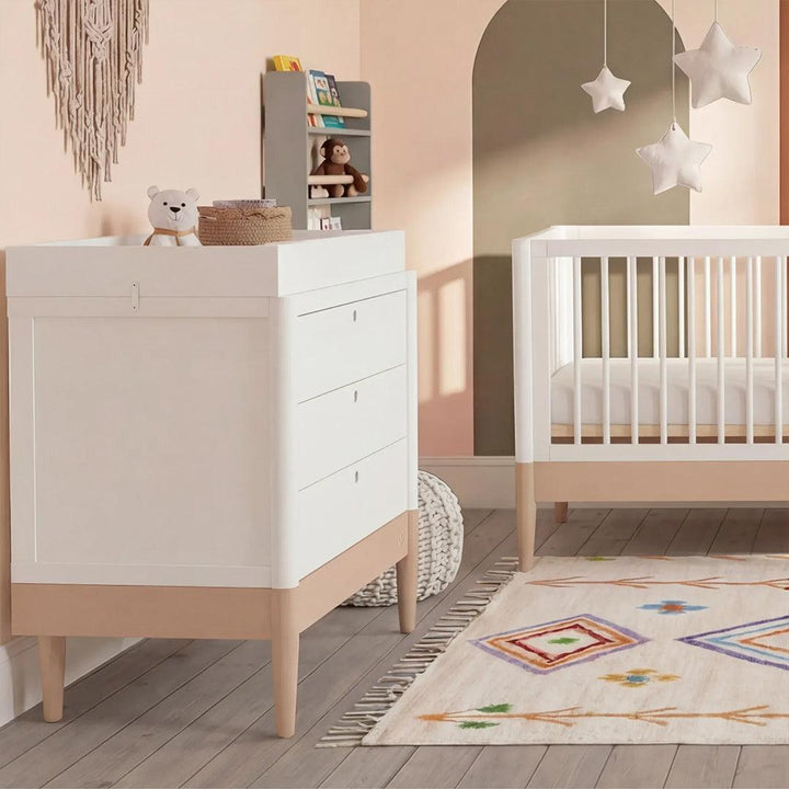 Gaia Baby Eos Dresser-Changing Units-Desert Sage/Natural Ash- | Natural Baby Shower