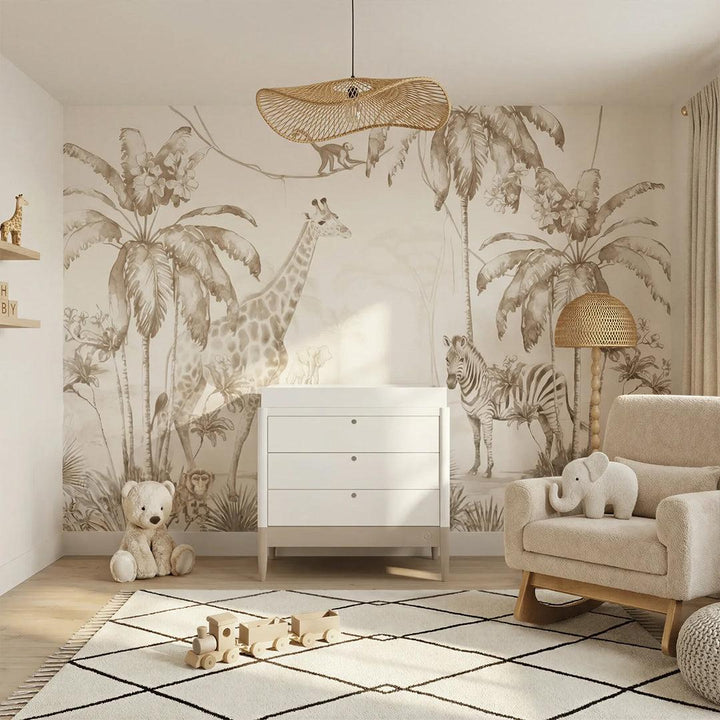 Gaia Baby Eos Dresser-Changing Units-Desert Sage/Natural Ash- | Natural Baby Shower