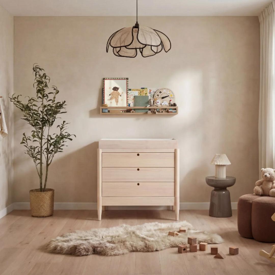 Gaia Baby Eos Dresser-Changing Units-Desert Sage/Natural Ash- | Natural Baby Shower
