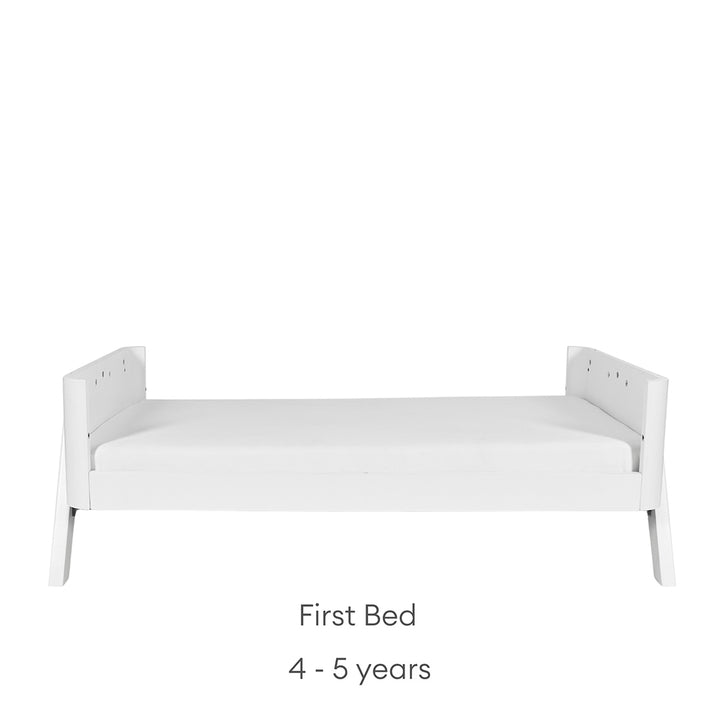 Gaia Baby Hera Cot Bed 'Studio Edit' - White-Cot Beds-White-Without Mattress | Natural Baby Shower