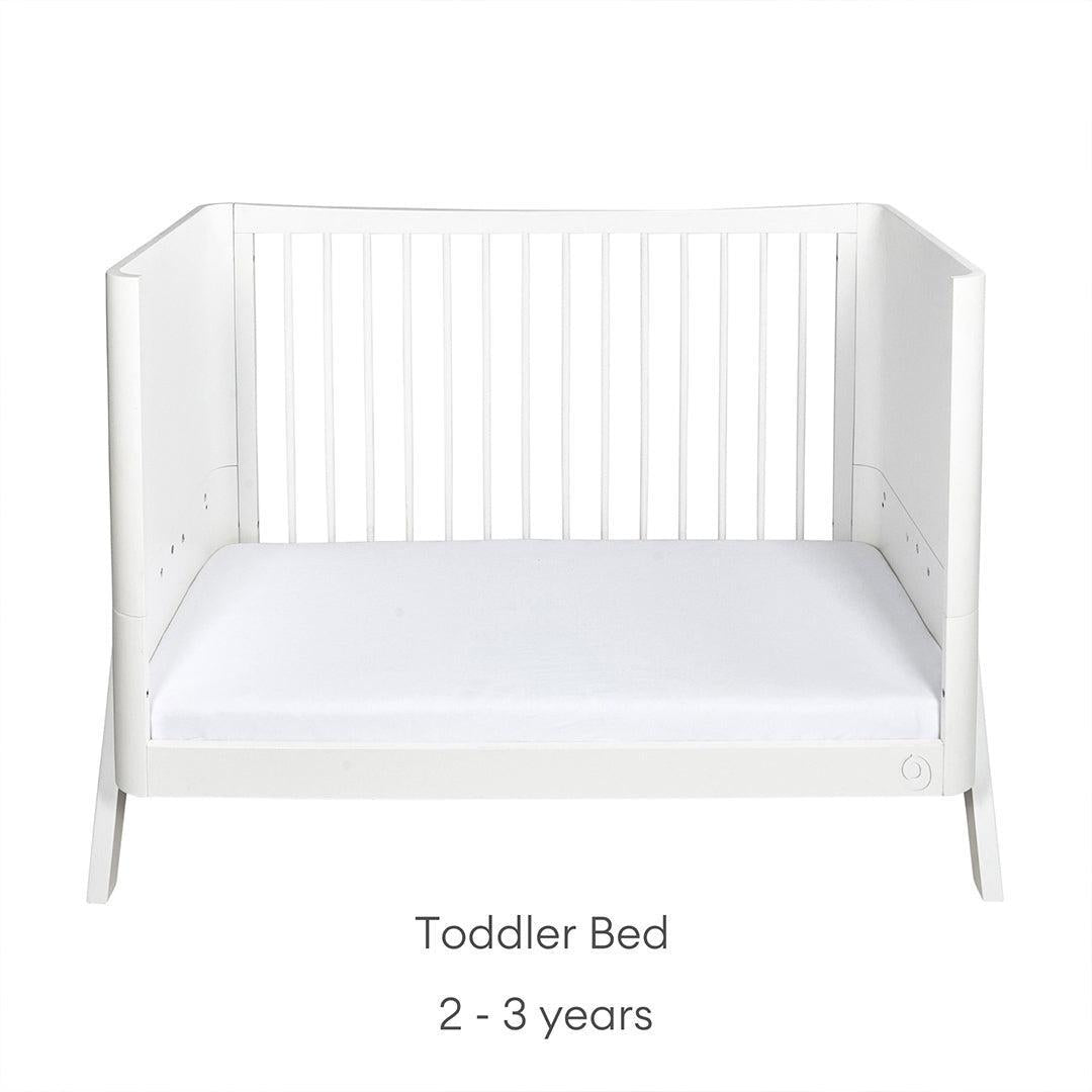 Gaia Baby Hera Cot Bed 'Studio Edit' - White-Cot Beds-White-Without Mattress | Natural Baby Shower