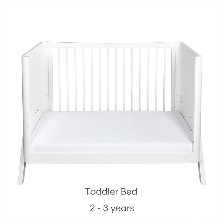 Gaia Baby Hera Cot Bed 'Studio Edit' - White-Cot Beds-White-Without Mattress | Natural Baby Shower