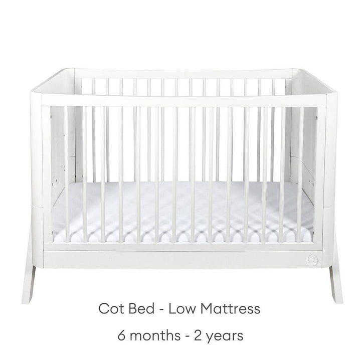 Gaia Baby Hera Cot Bed 'Studio Edit' - White-Cot Beds-White-Without Mattress | Natural Baby Shower