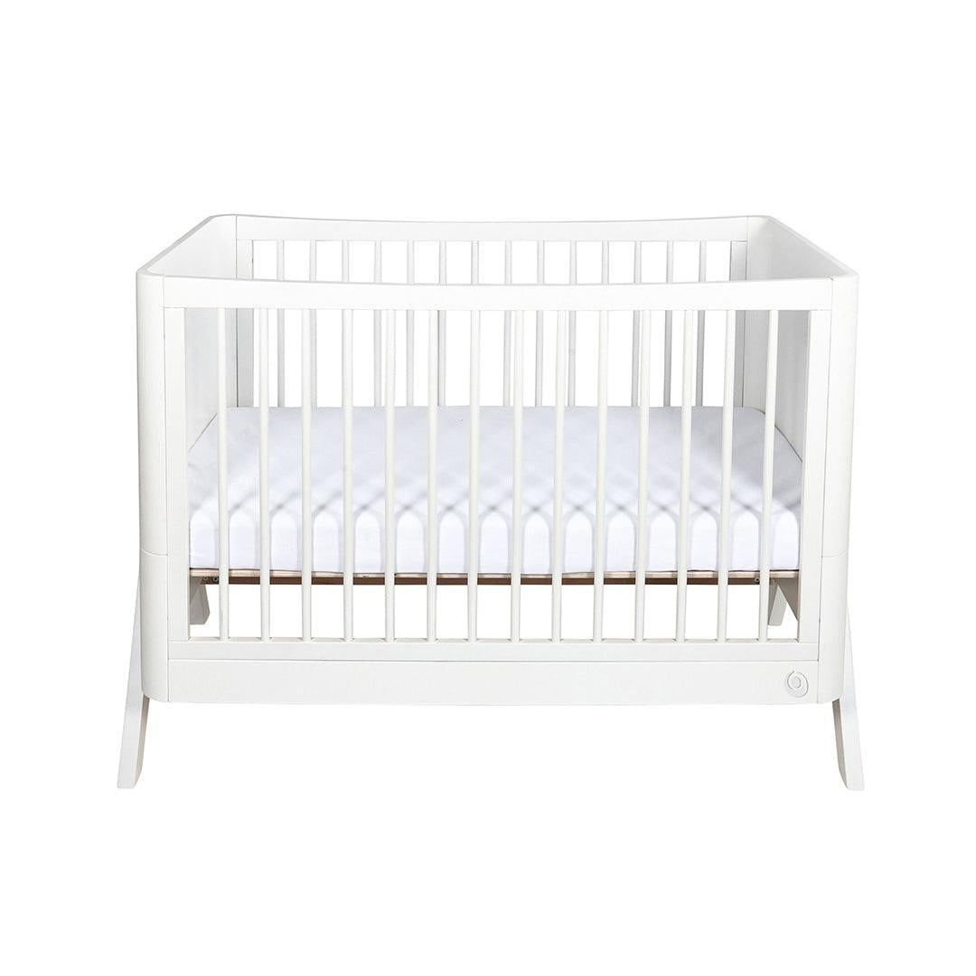 Gaia Baby Hera Cot Bed 'Studio Edit' - White-Cot Beds-White-Without Mattress | Natural Baby Shower
