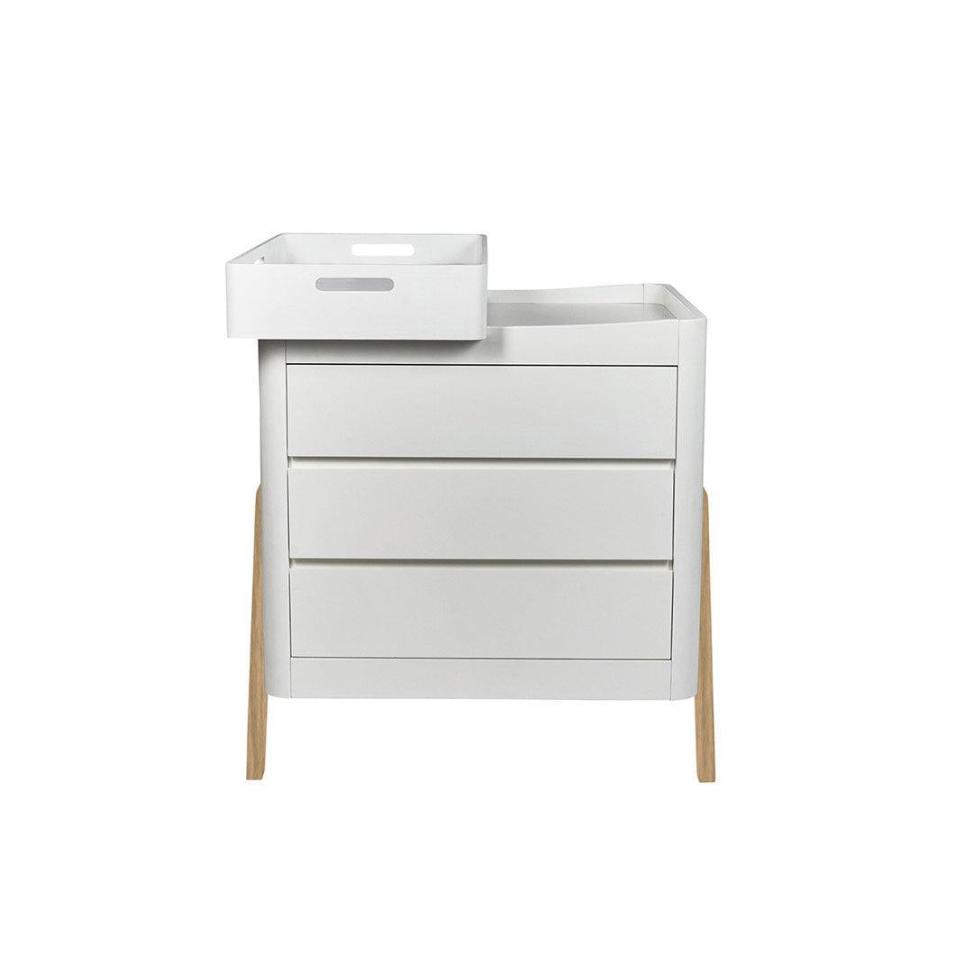 Gaia Baby Hera Dresser 'Studio Edit' - White / Oak-Changing Units-White / Oak- | Natural Baby Shower