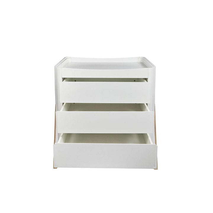 Gaia Baby Hera Dresser 'Studio Edit' - White / Oak-Changing Units-White / Oak- | Natural Baby Shower