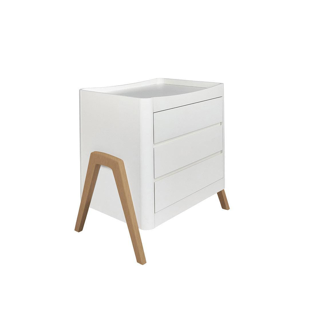 Gaia Baby Hera Dresser 'Studio Edit' - White / Oak-Changing Units-White / Oak- | Natural Baby Shower