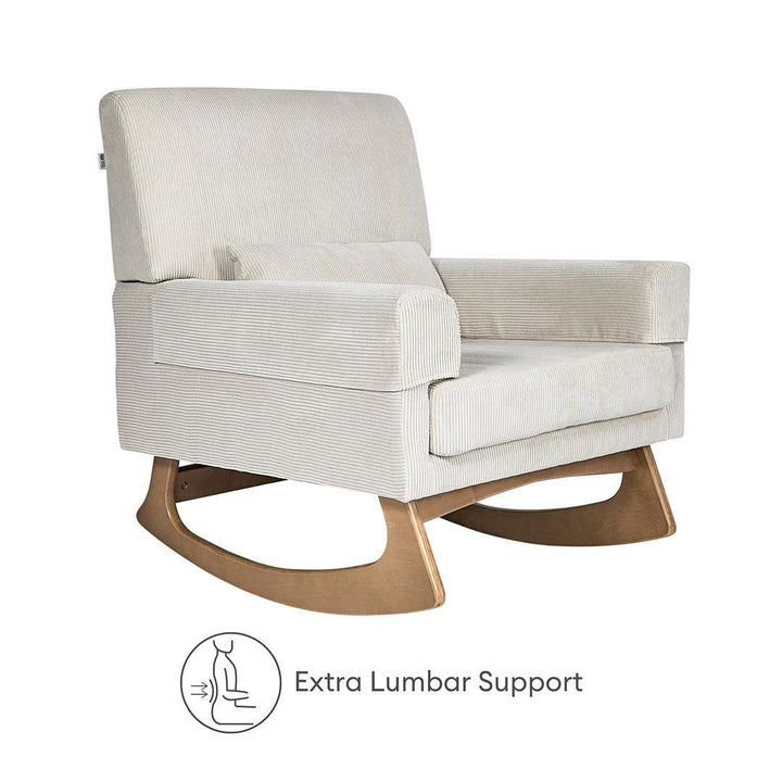 Gaia Baby Serena Rocking Feeding chair - Ecru Corduroy-Feeding Chairs-Ecru Corduroy- | Natural Baby Shower