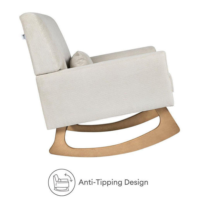 Gaia Baby Serena Rocking Feeding chair - Ecru Corduroy-Feeding Chairs-Ecru Corduroy- | Natural Baby Shower