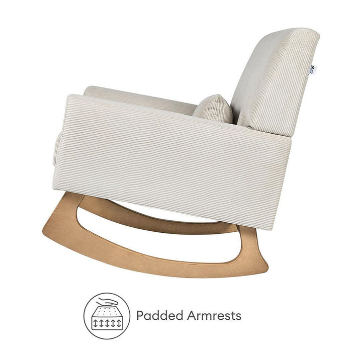Gaia Baby Serena Rocking Feeding chair - Ecru Corduroy-Feeding Chairs-Ecru Corduroy- | Natural Baby Shower