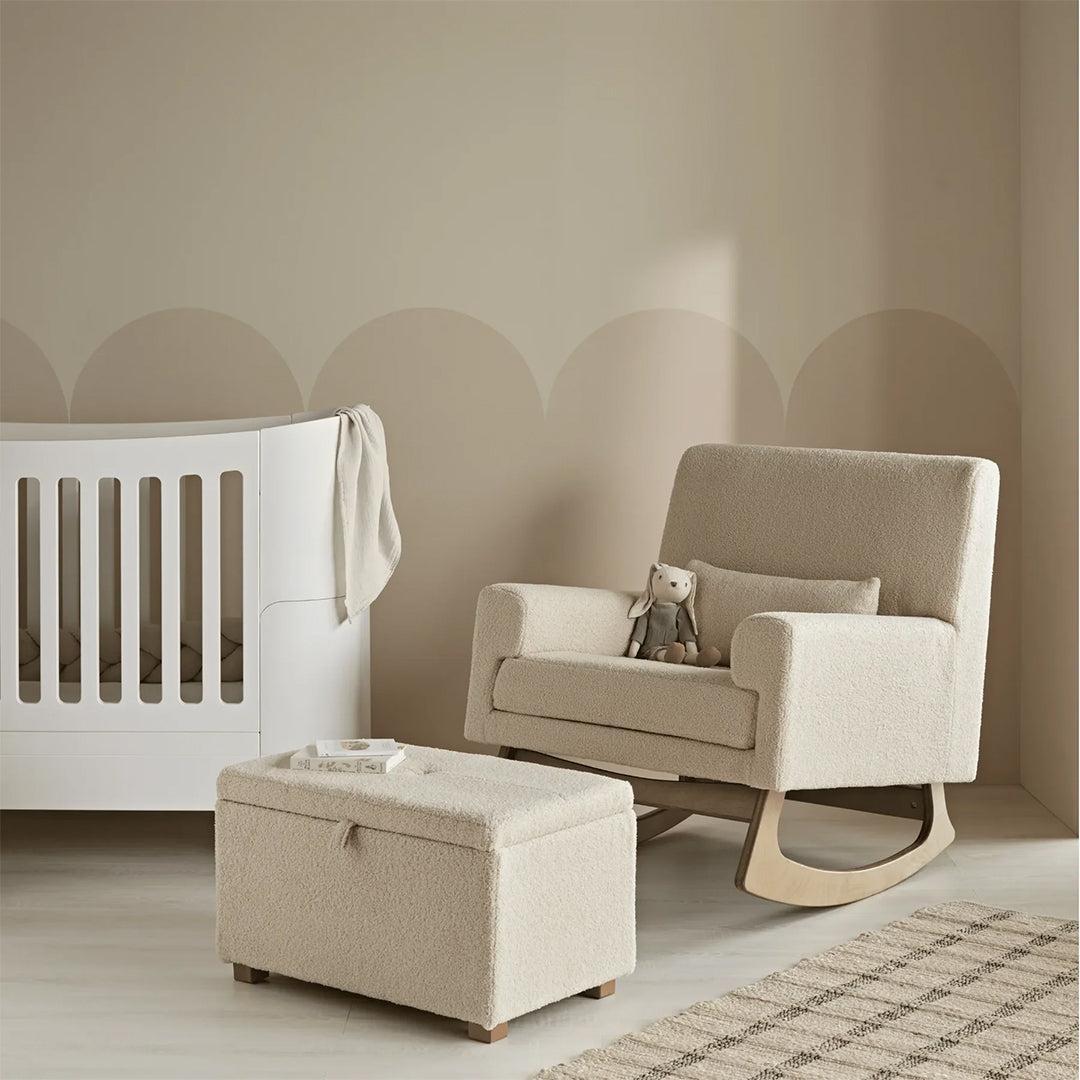 Gaia Baby Serena Footstool - Chalk-Footstools-Chalk- | Natural Baby Shower