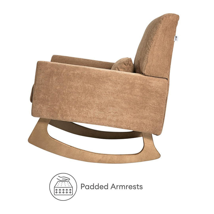 Gaia Baby Serena Rocking & Feeding Chair - Caramel Corduroy-Feeding Chairs-Caramel Corduroy- | Natural Baby Shower