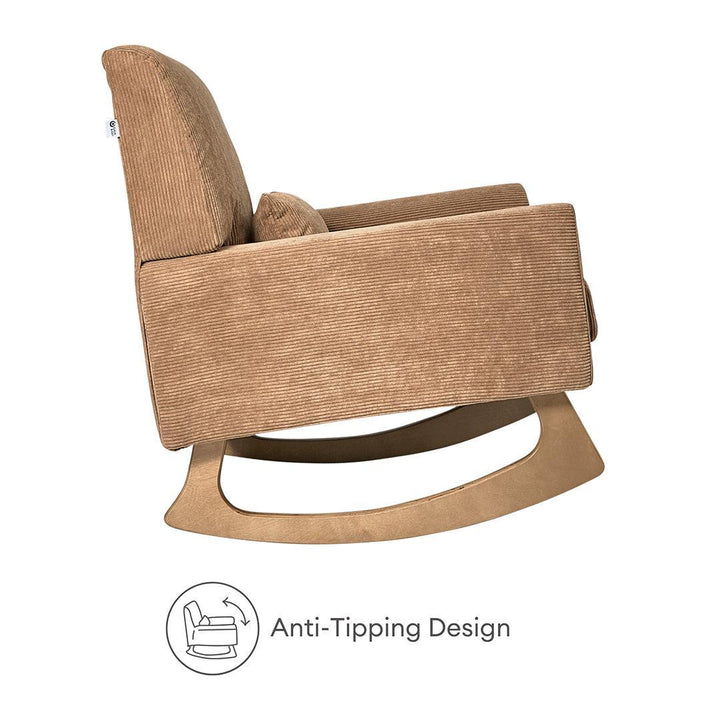 Gaia Baby Serena Rocking & Feeding Chair - Caramel Corduroy-Feeding Chairs-Caramel Corduroy- | Natural Baby Shower