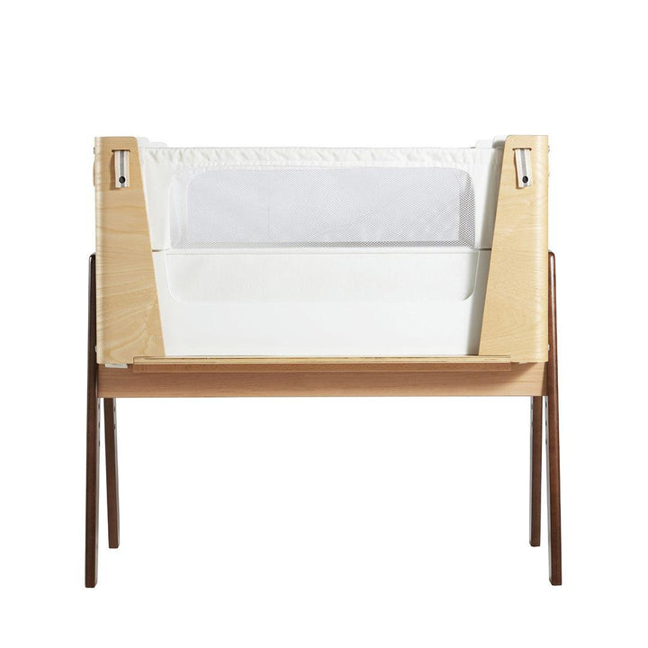 Gaia Hera Bedside Crib² - Natural/Walnut-Bedside Cribs- | Natural Baby Shower