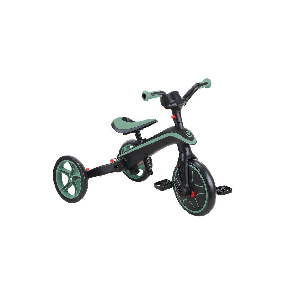 Globber Explorer Trike Foldable 4 in 1 - Olive-Bikes- | Natural Baby Shower