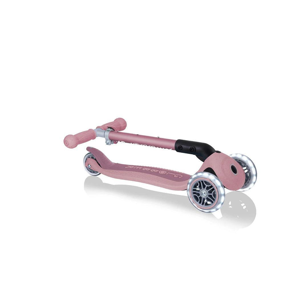 Globber Junior Foldable Lights Eco - Berry-Scooters-Berry- | Natural Baby Shower