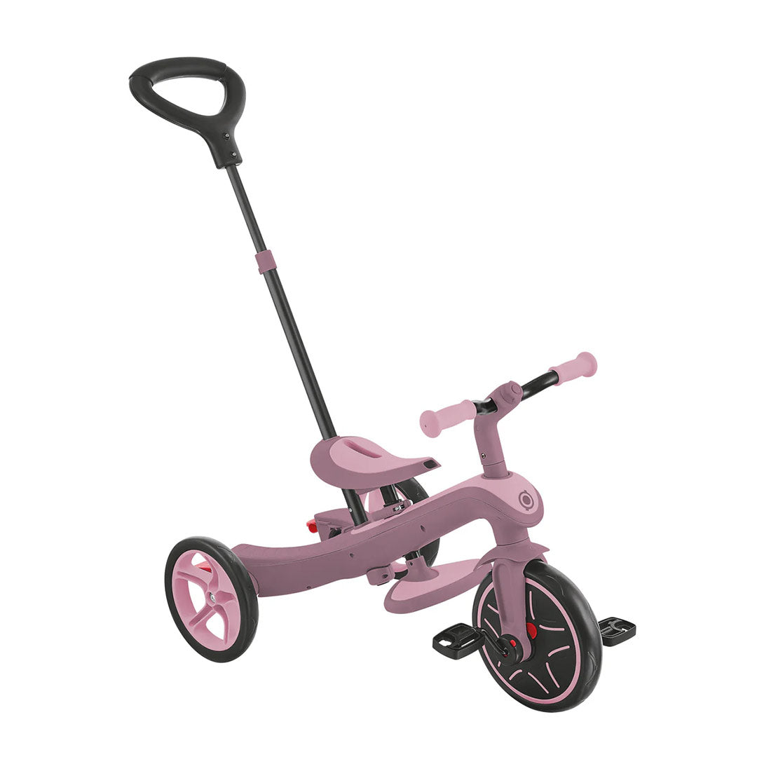 Globber Explorer Eco Trike 4 in 1 Scooter - Berry-Scooters-Berry- | Natural Baby Shower