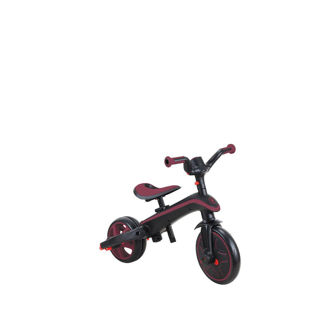 Globber Explorer Trike Foldable 4 in 1 - Burgundy-Bikes-Burgundy- | Natural Baby Shower
