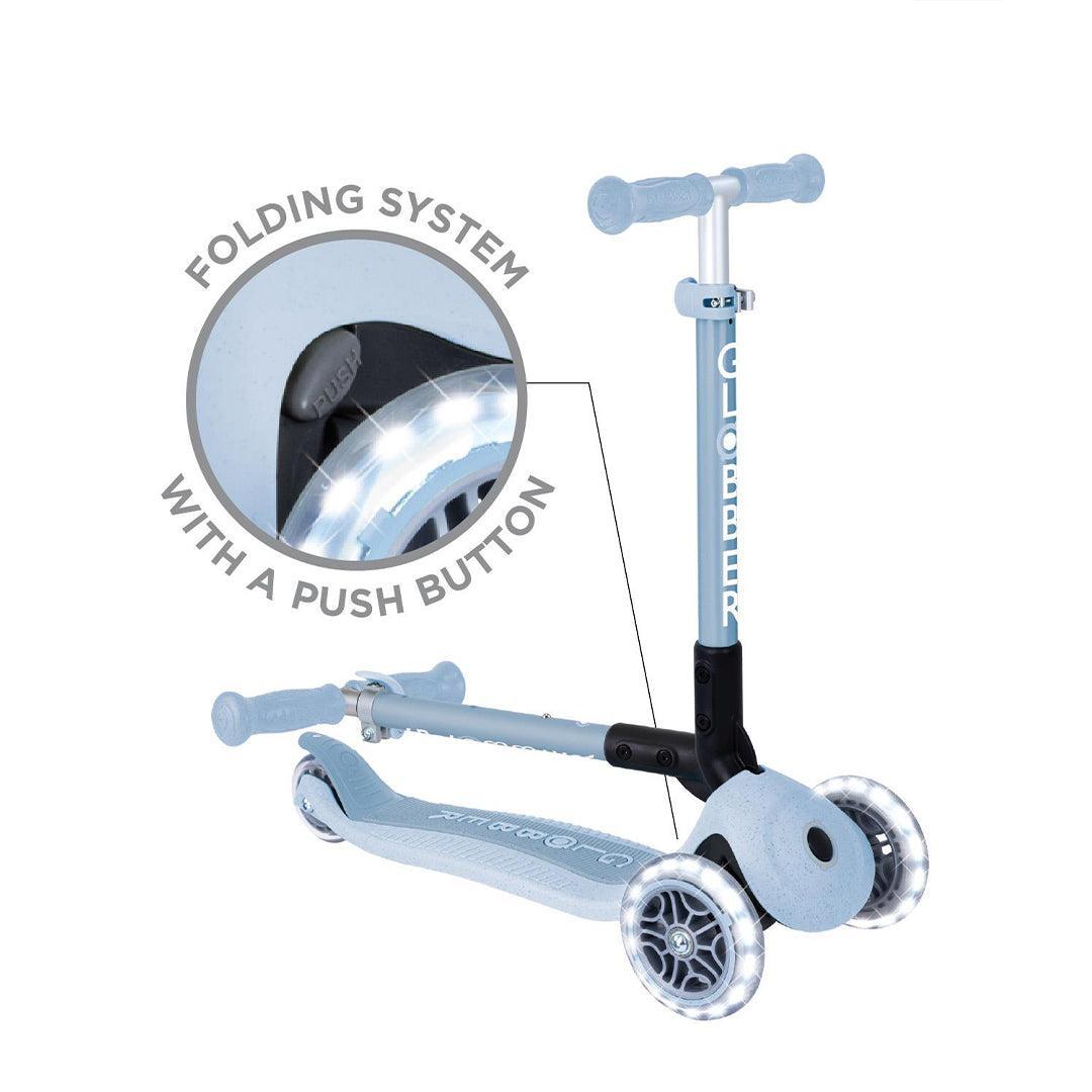 Globber Junior Foldable Lights Eco – Blueberry-Scooters-Blueberry- | Natural Baby Shower