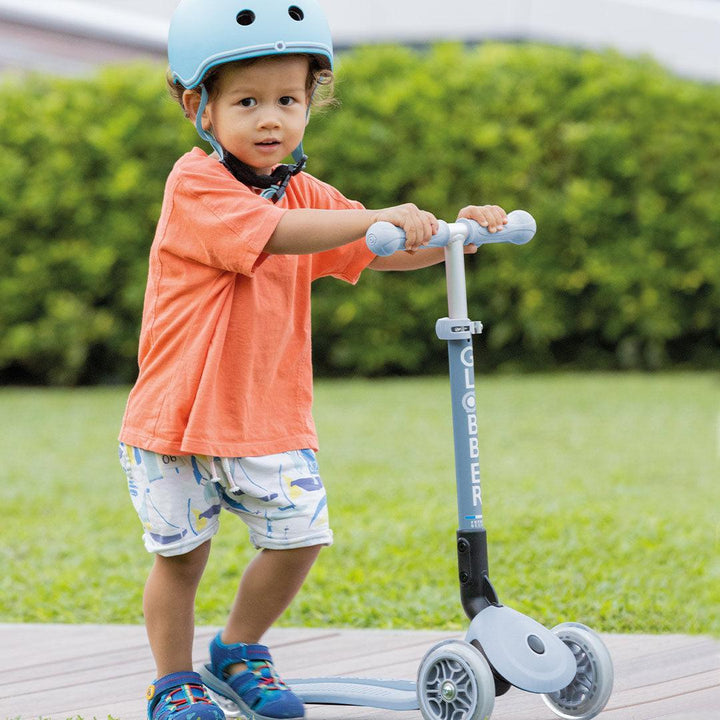Globber Junior Go Up Ecological Foldable Scooter - Blueberry-Scooters-Blueberry- | Natural Baby Shower