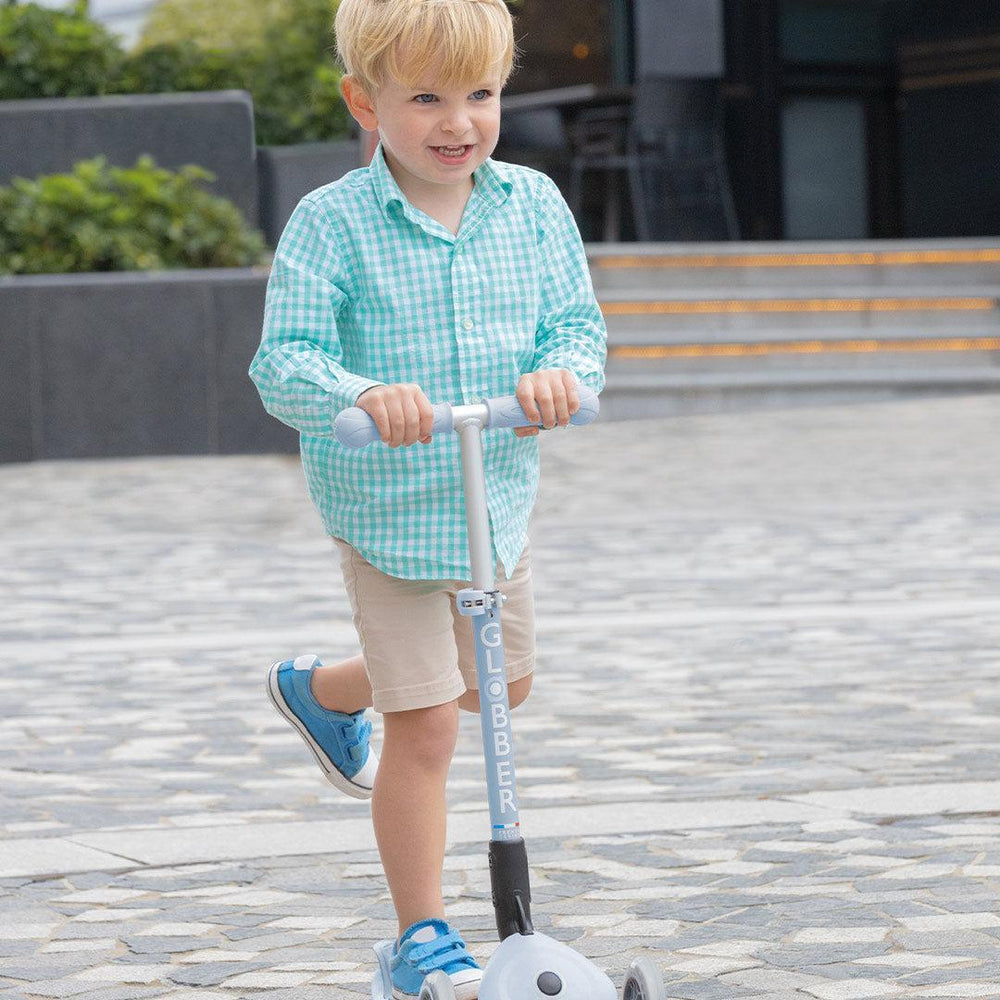 Globber Junior Go Up Ecological Foldable Scooter - Blueberry-Scooters-Blueberry- | Natural Baby Shower