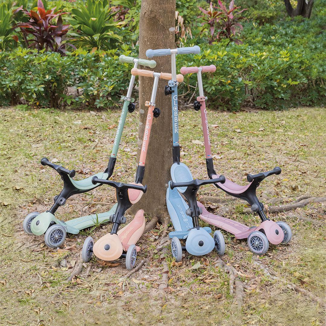 Globber Junior Go Up Ecological Foldable Scooter - Blueberry-Scooters-Blueberry- | Natural Baby Shower