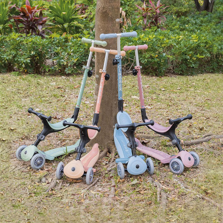 Globber Junior Go Up Ecological Foldable Scooter - Blueberry-Scooters-Blueberry- | Natural Baby Shower