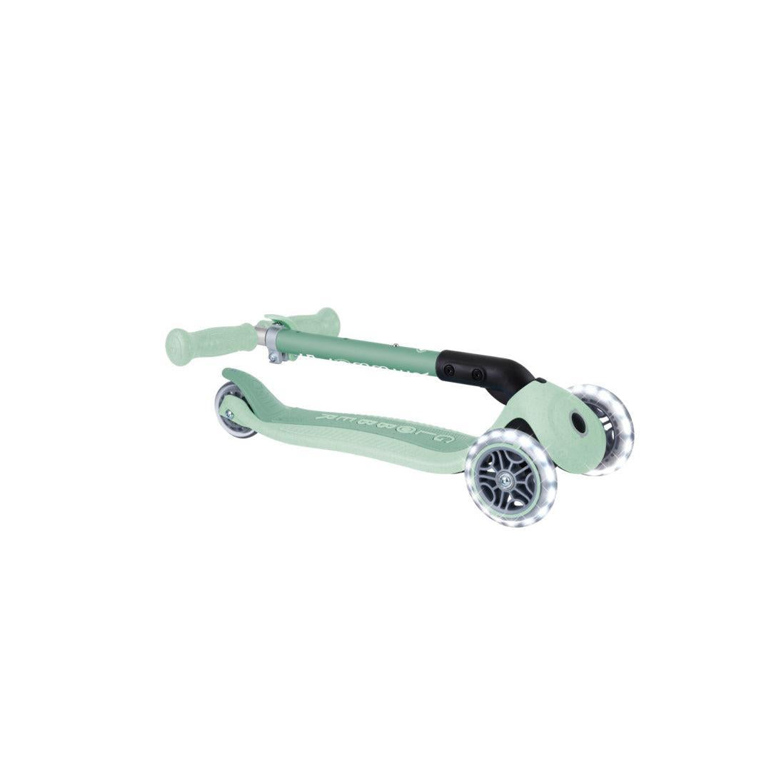 Globber Junior Go Up Ecological Foldable Scooter - Pistachio-Scooters-Pistachio- | Natural Baby Shower