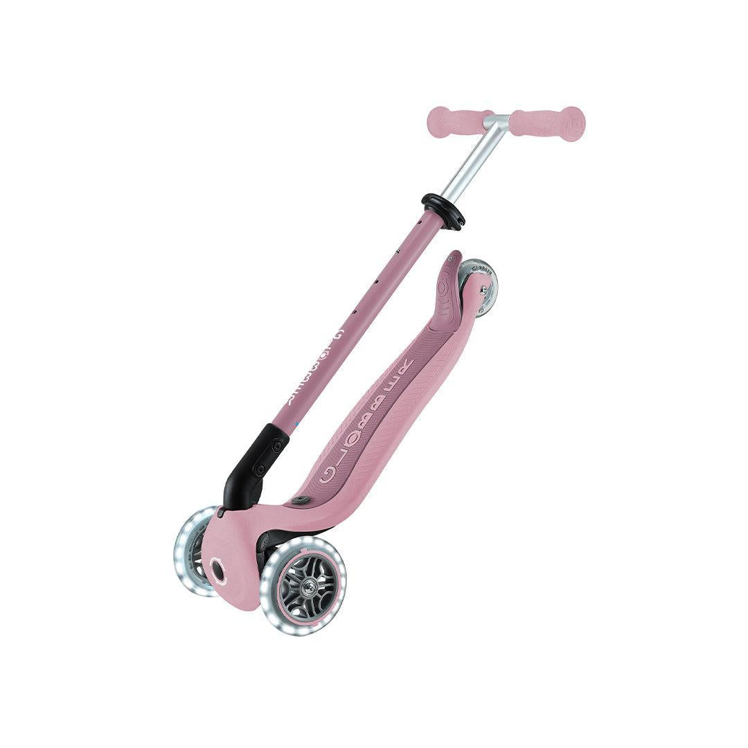 Globber Go Up Eco Active Lights Scooter - Berry-Scooters-Berry- | Natural Baby Shower